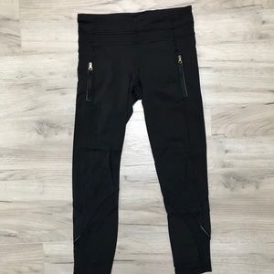 Fast and Free 7/8 zipper leggings